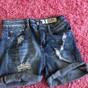 Ripped Denim Shorts!